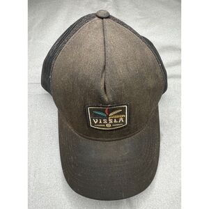Vissla Trucker Hat Black Mesh Snapback Surf Skate Outdoor Cap